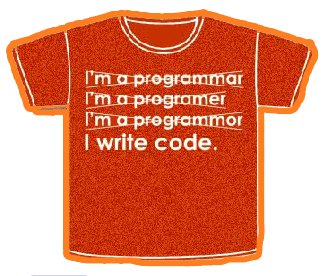 T-shirt "I write code"