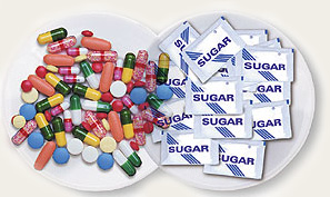 les placebos colorés et chers ont plus deffet que du sucre blanc