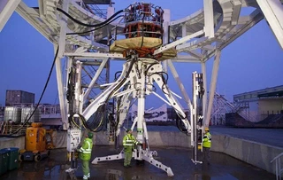 Phase 3 : shaft drilling jumbo (SDJ) de Ø 8m \[3\]