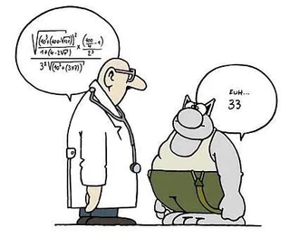 ))%5E2%2F(1%2B(4-2*sqrt(4))))*(((100%2F4)-1)%2F2%5E3))%2F(3%5E2*sqrt(10%5E2%2B(3*7))) Le Chat calcule vite et bien : ça donne bien 33, j'ai vérifié (cliquez pour la preuve)