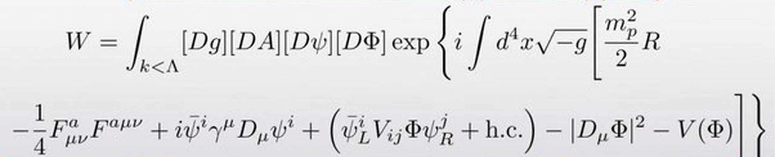 Quelle est la formule mathématique de l'univers ?