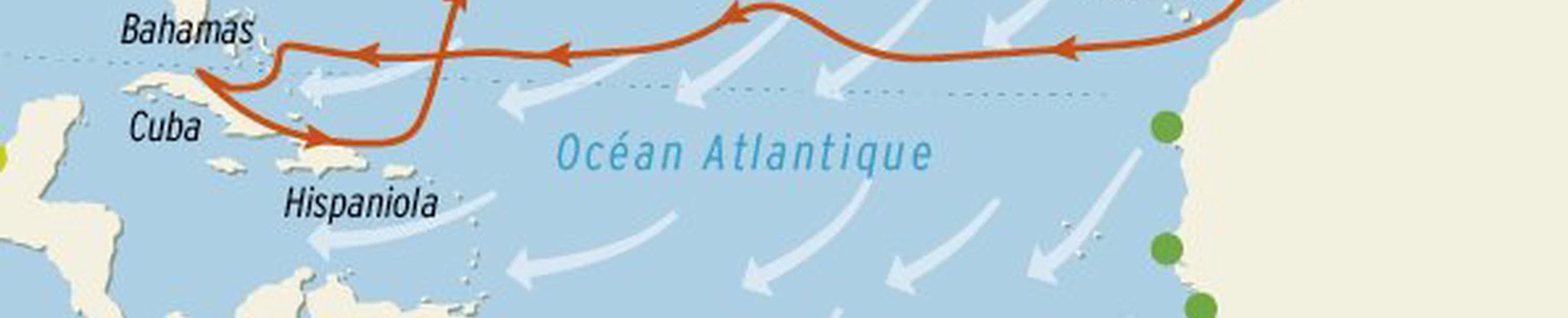 Comment Christophe Colomb connaissait-il le meilleur endroit où traverser l’océan Atlantique ?